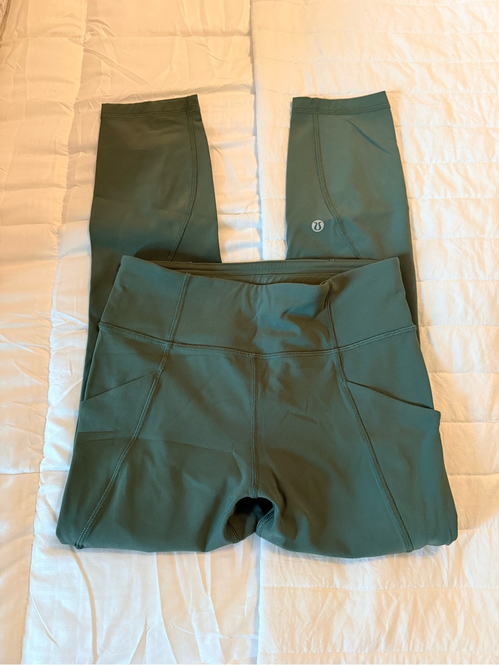 lululemon athletica Olive Green High-Rise Pocket Leggings